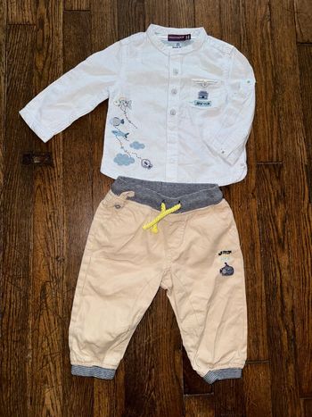 Chemise et pantalon sergent major 6 mois