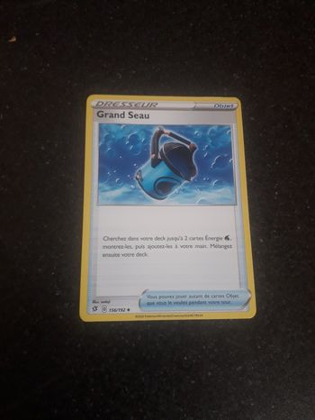 Grand Seau carte Pokémon neuve