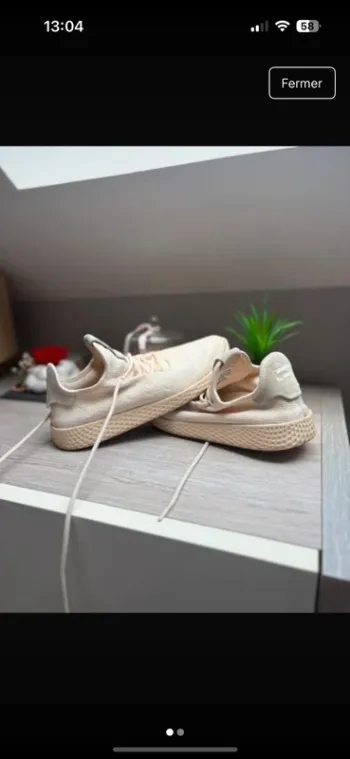Chaussures adidas en toile