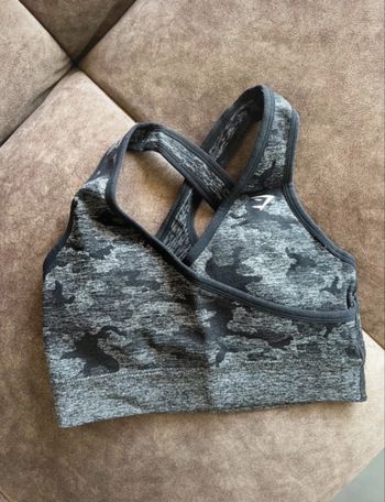 Brassière de sport Gymshark noir/gris