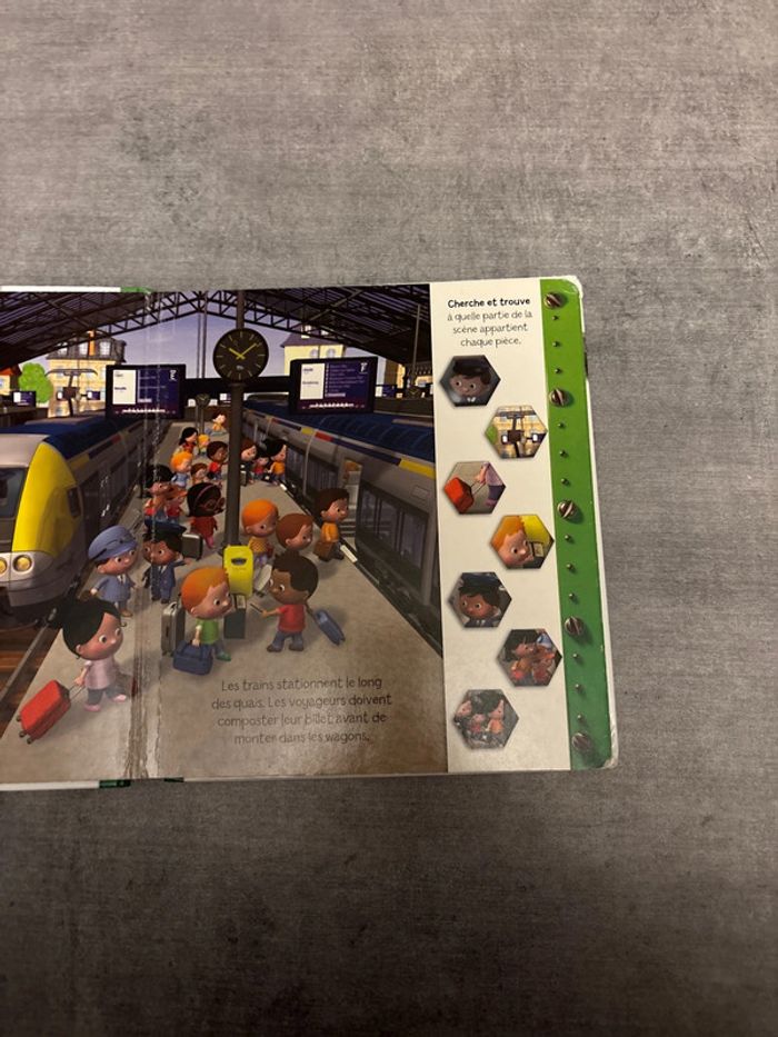 Livre, petit garçon, découvre les trains avec Bastien - photo numéro 3
