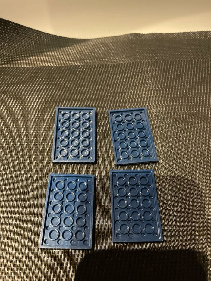 Lego lot petites plaques base bleu foncé lego officiel pièces détachées - photo numéro 6