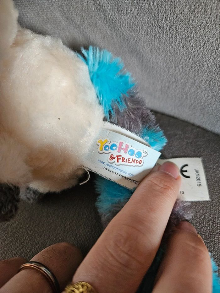 Peluche raton laveur Yoohoo friends - photo numéro 4