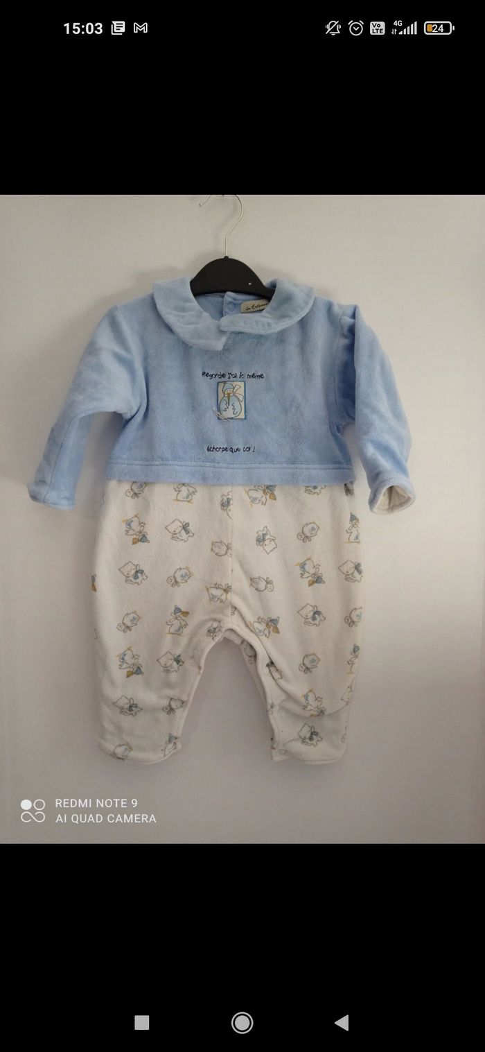 Grenouillère in extenso 6 mois