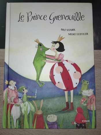 grand album cartonné Le prince grenouille