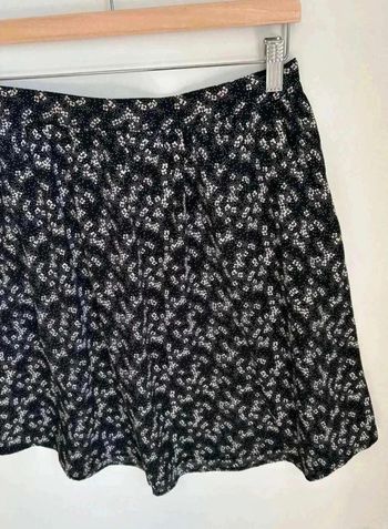 Jupe  noire à  motif