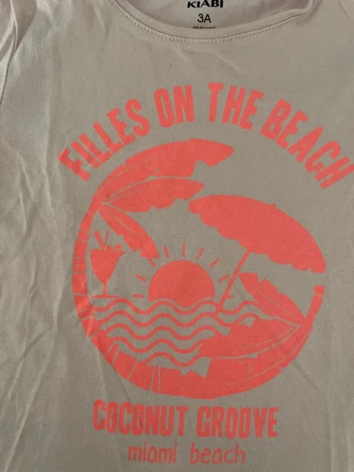 T-shirt rose Kiabi 3 ans - photo numéro 2