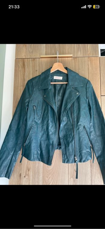 Veste simili bleu taille 36