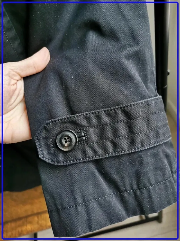 Trench noir homme - photo numéro 6