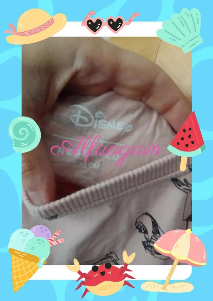 T-shirt Disney Pocahontas réserve 8ans neuf - photo numéro 4
