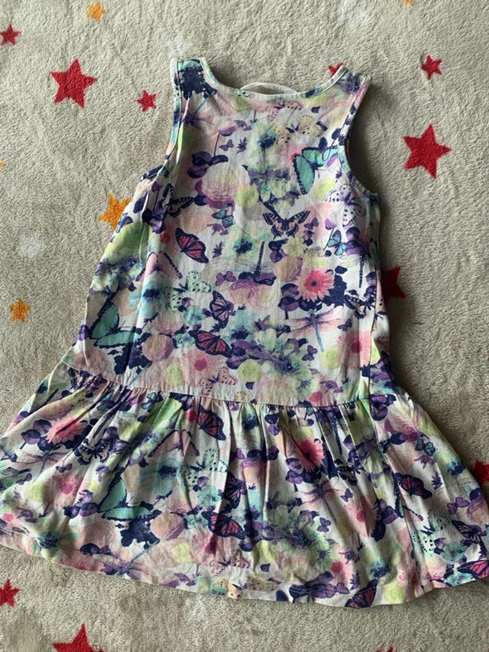 Robe fleurie H&M Lilas et Rose 2-4 ans - photo numéro 2