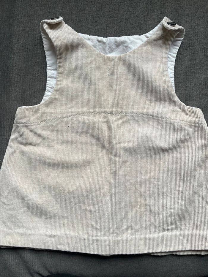 Robe chasuble velours 9 mois - photo numéro 3