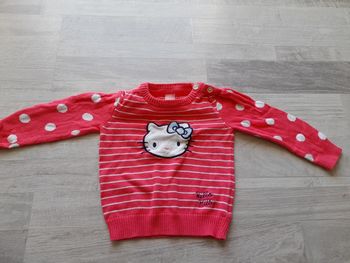 Pull fille 12 m hello kity