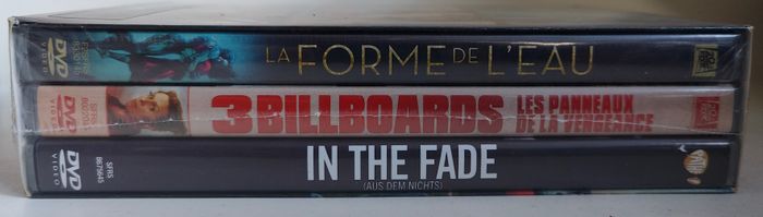Coffret de 3 films DVD : "La Forme de l'eau" +  "3 Billboards" + "In the Fade" en français - photo numéro 3