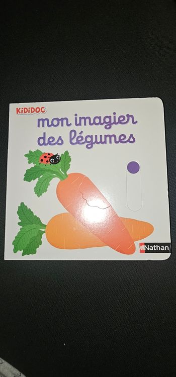 Livre nathan kididoc mon imagier des légumes 