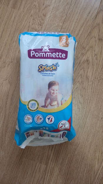 11 couches de bain Pommette Spash taille 3, 4-9kg