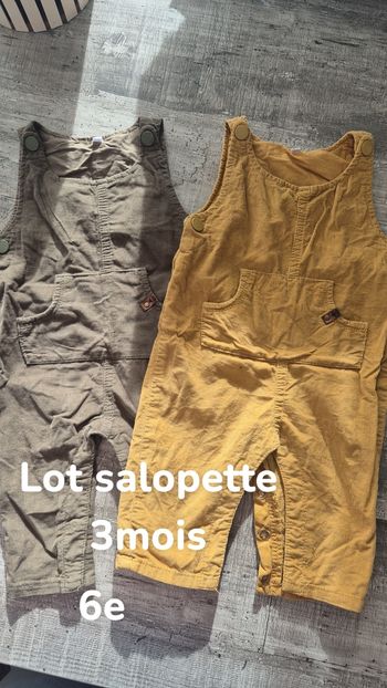 Lot Salopette