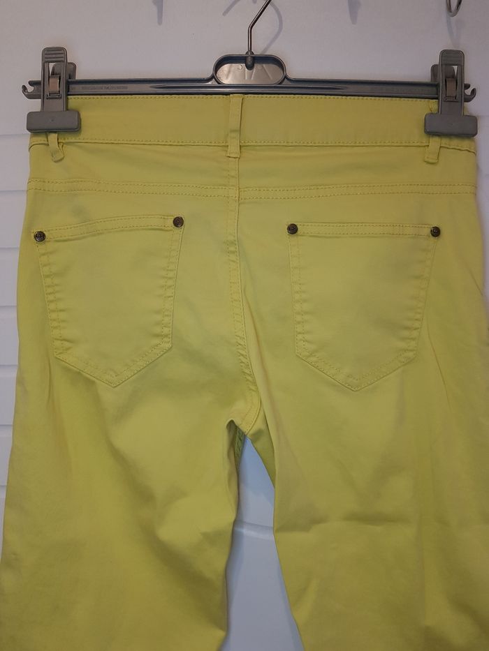 Jean skinny jaune - photo numéro 4