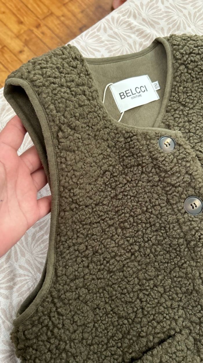 Gilet sans manches Kaki S/M - photo numéro 3
