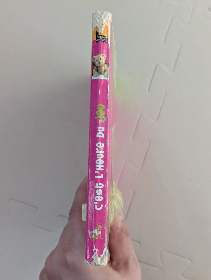 Lot 2 livres bébé sensoriels – C’est l’heure du jeu et du bain – avec textures et volets - photo numéro 3