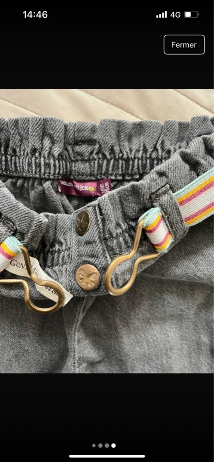 Pantalon sergent major avec ceinture - photo numéro 3