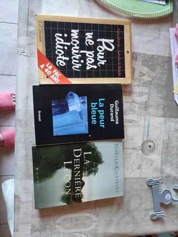 Lots de 3 livre