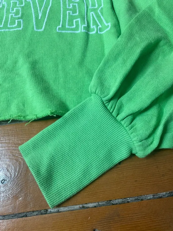 Sweat vert croc top - photo numéro 4