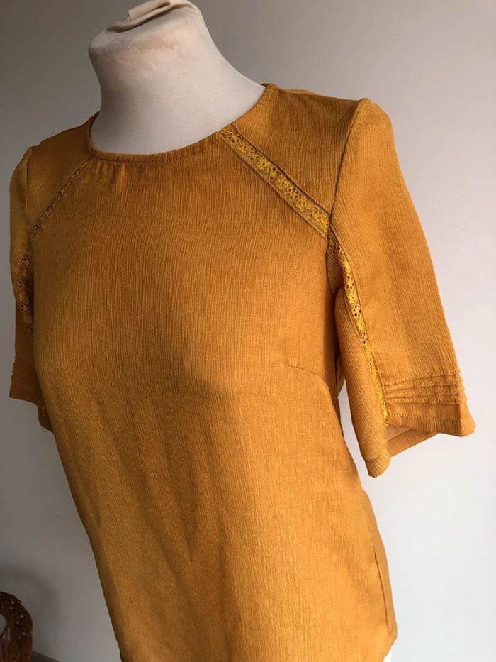 Blouse moutarde rue mazarine S - photo numéro 2