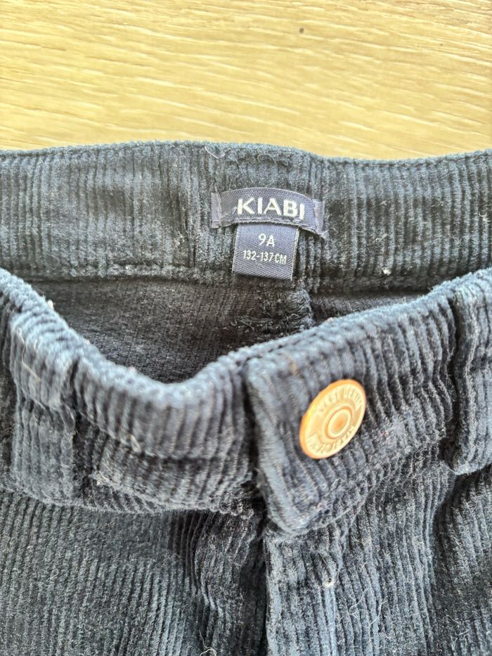 Pantalon velours bleu - photo numéro 2