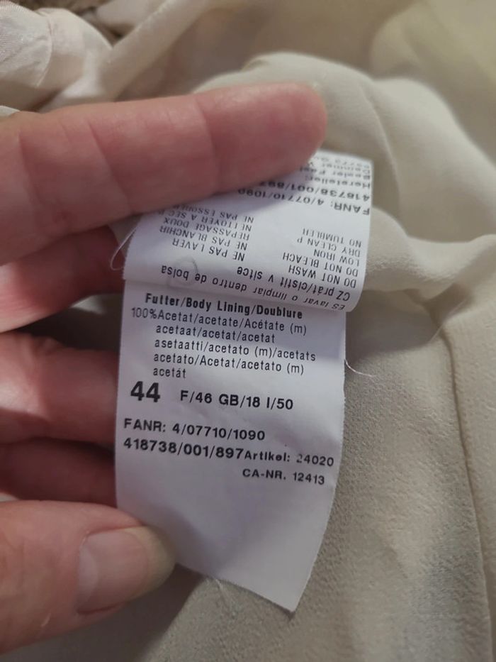 Veste perles avec du lin - photo numéro 11