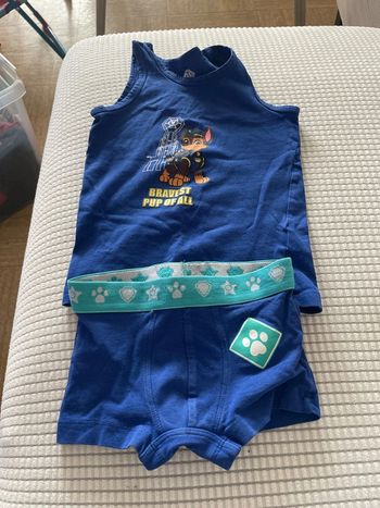 Maillot de corps et caleçon paw patrol