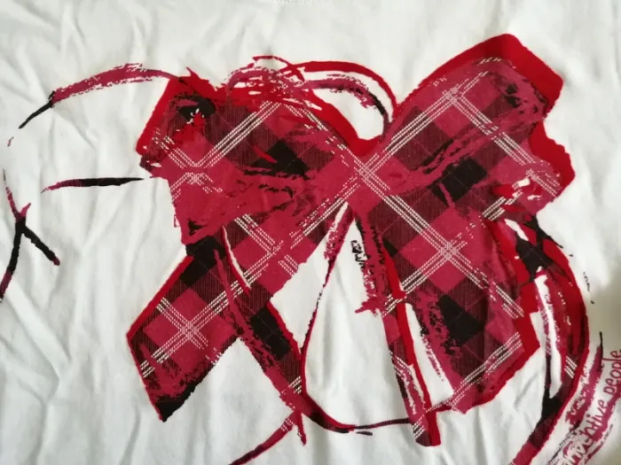 Haut blanc et rouge 12 ans EDC Esprit - photo numéro 4