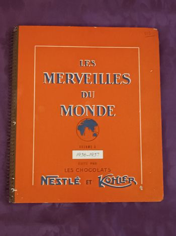 Album les merveilles du monde 1956/57