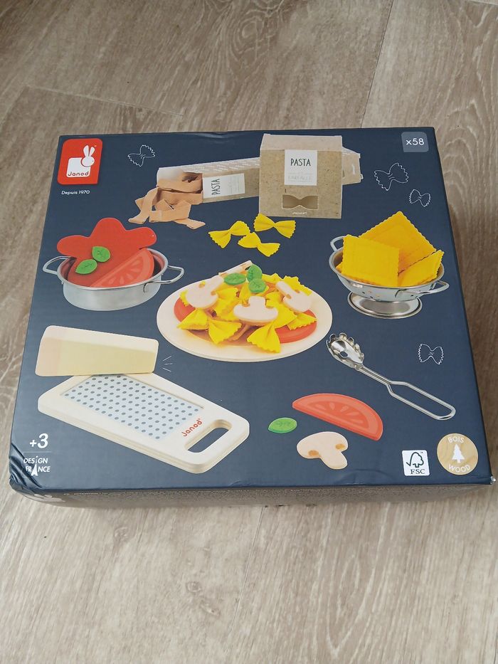 Jouet neuf set de pâtes janod