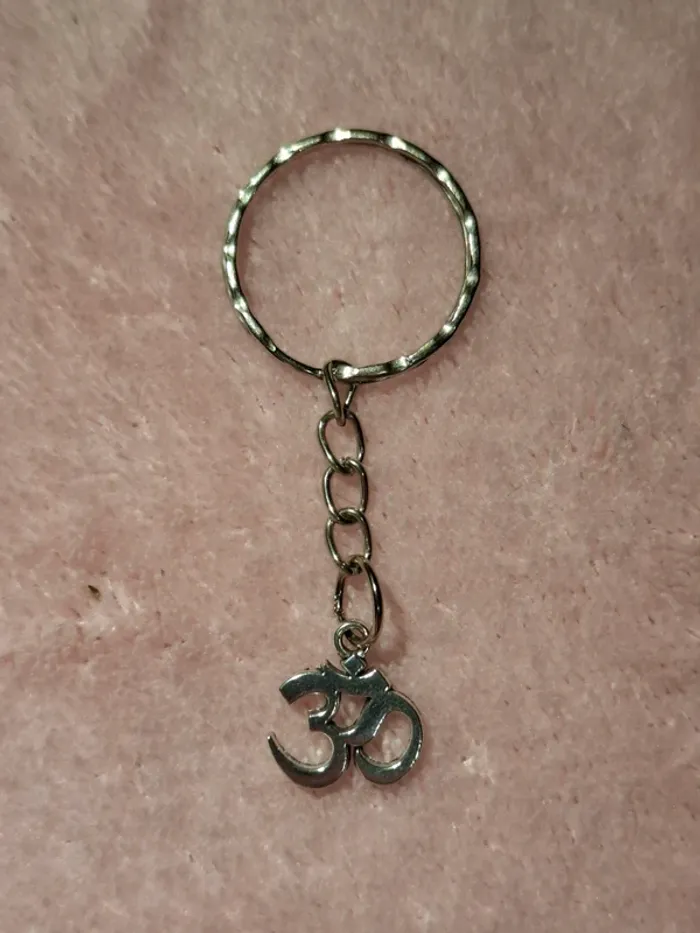 Porte-clés chiffre "30" argenté