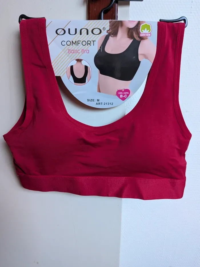 Brassière taille M neuve  fushia Ouno Comfort - photo numéro 3