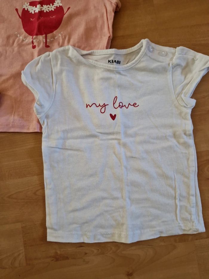 Lot t-shirt 6mois - photo numéro 4