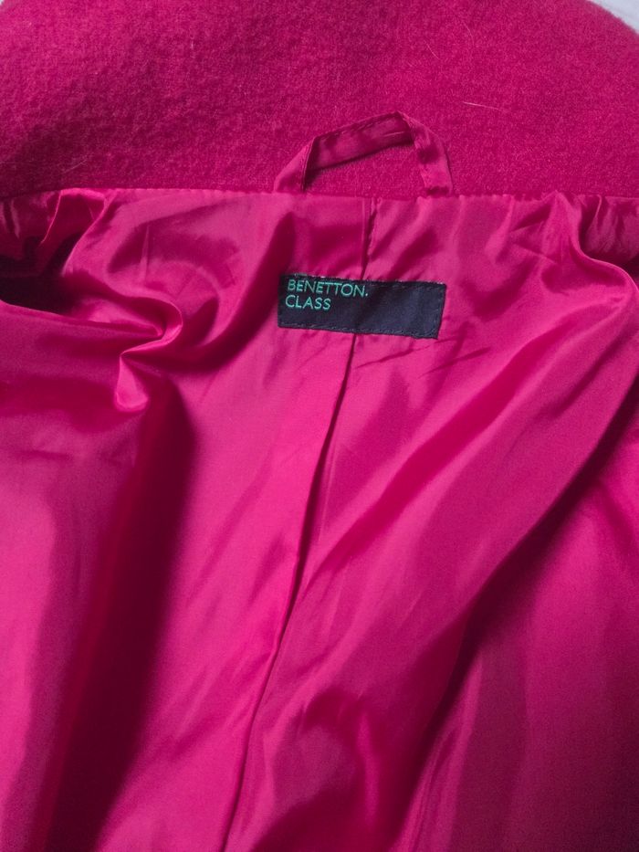 Manteau caban à fermetures croisées benetton 7 ans fille - photo numéro 3