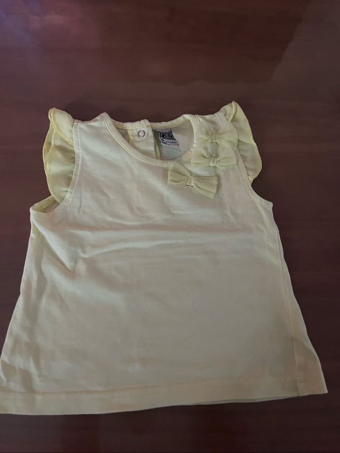 Ensemble short marron/teeshirt jaune Tape à l’œil  18 mois - photo numéro 8