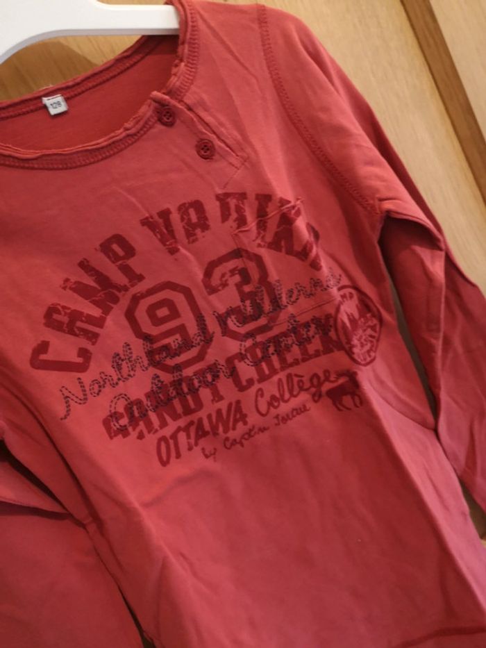 T-shirt en rouge Captain Tortue 8 ans - photo numéro 4