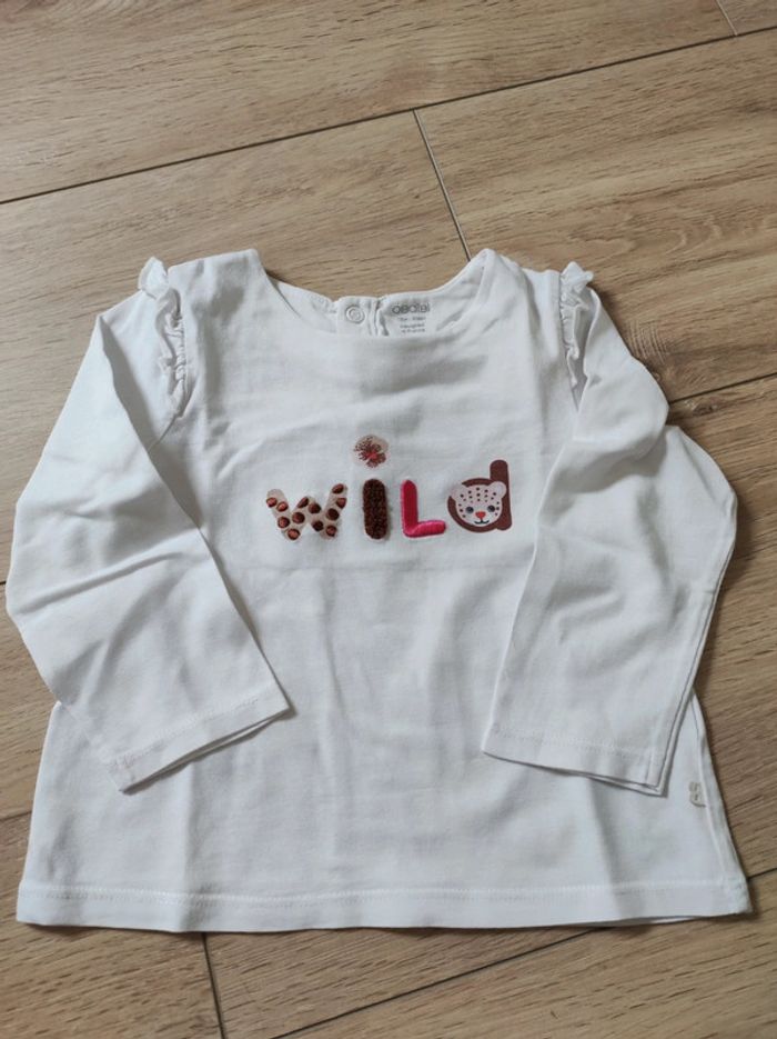Tee-shirt manches longues okaidi 18mois