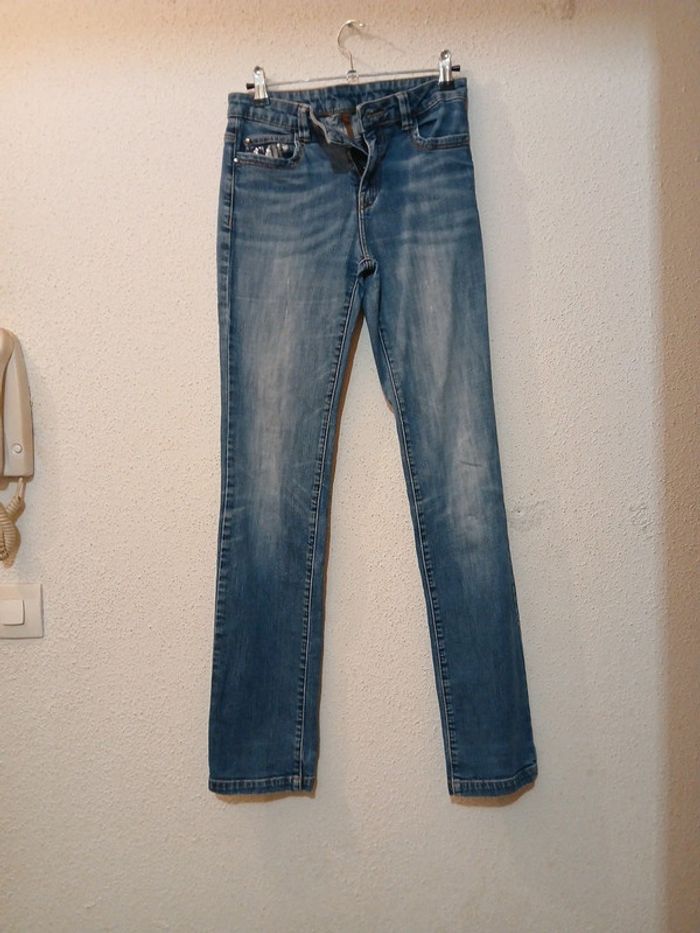 Jean femme bleu basic taille 38