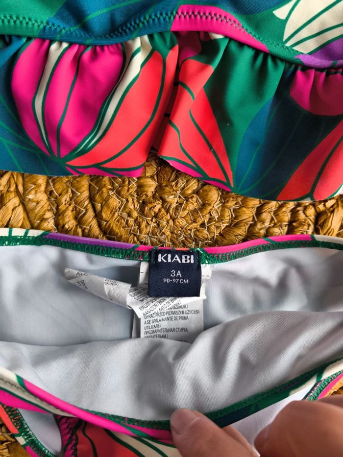 Maillot de bain 2 piece fille 3ans kiabi - photo numéro 3