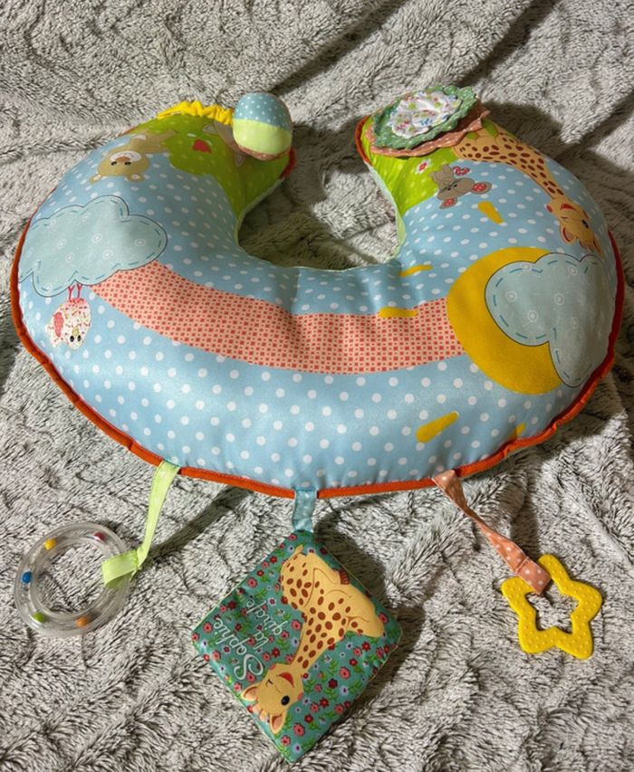 Coussin cale bébé éveil & repos Sophie la Girafe - photo numéro 4