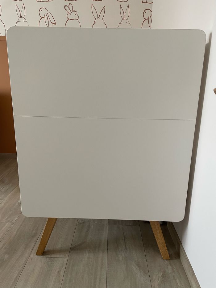 Lit évolutif Vox Vintage blanc /chêne 70x140 - photo numéro 3