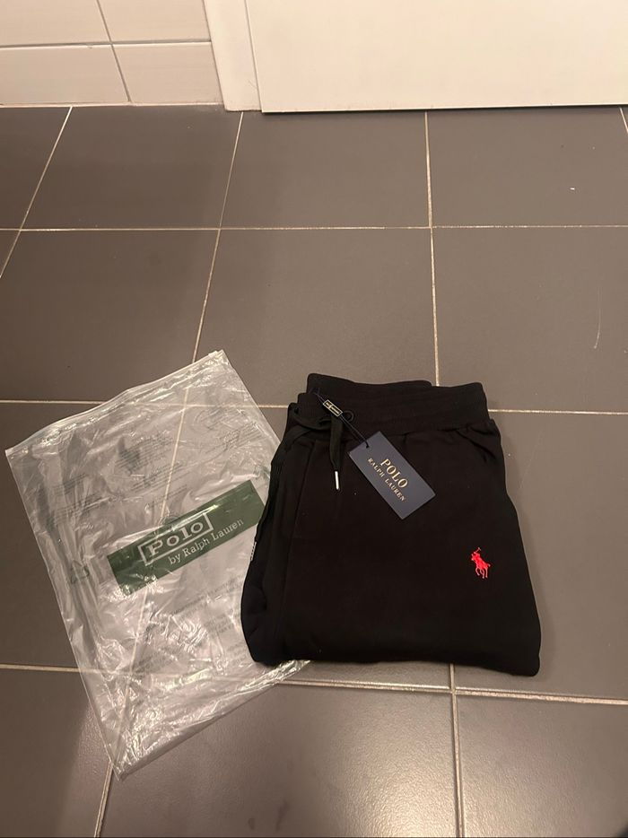 Jogging Ralph Lauren - Noir logo Rouge - Taille M - Neuf