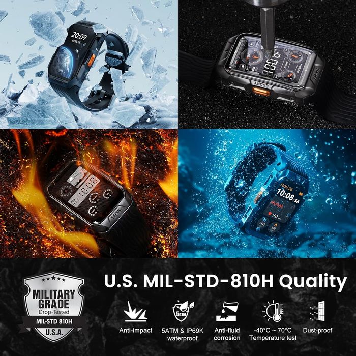 Kospet Montre connectée tank x2 ultra sport activité - photo numéro 3