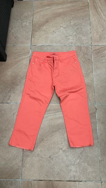 Pantacourt corail neuf taille 40 (n°36)