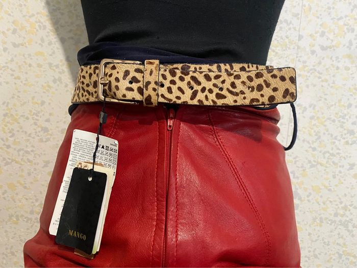 Ceinture corset mango cuir taille unique - photo numéro 2