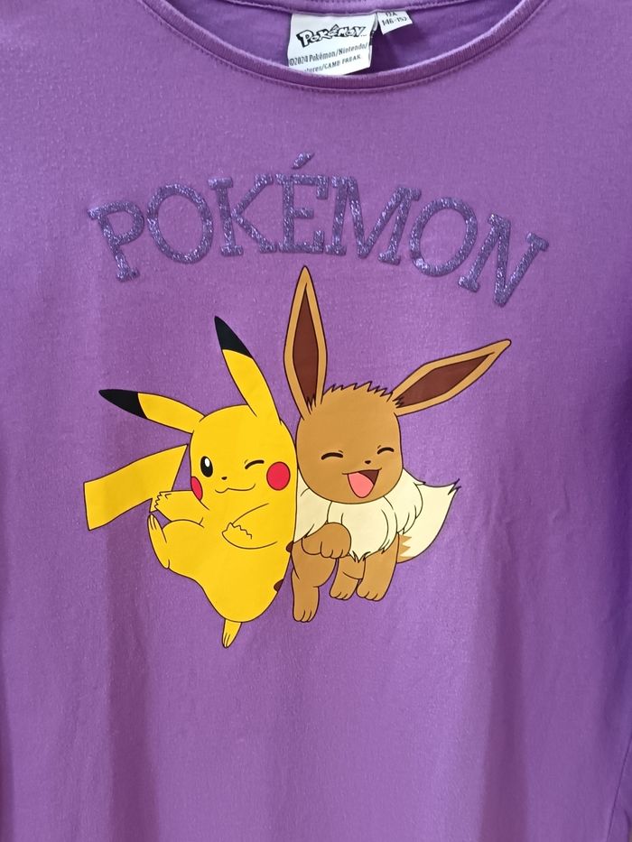 Pyjama long Pikachu et Evoli - photo numéro 3